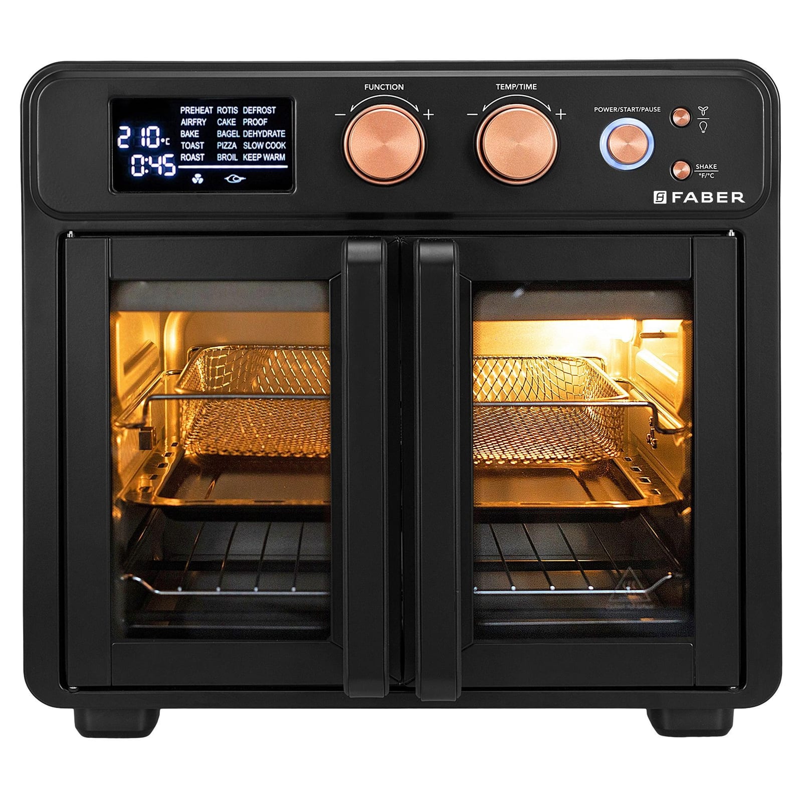 Faber Air Fryer Otg + Fao 25l 15f Bk Qish