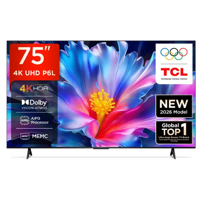 Tcl Tv 75p6l