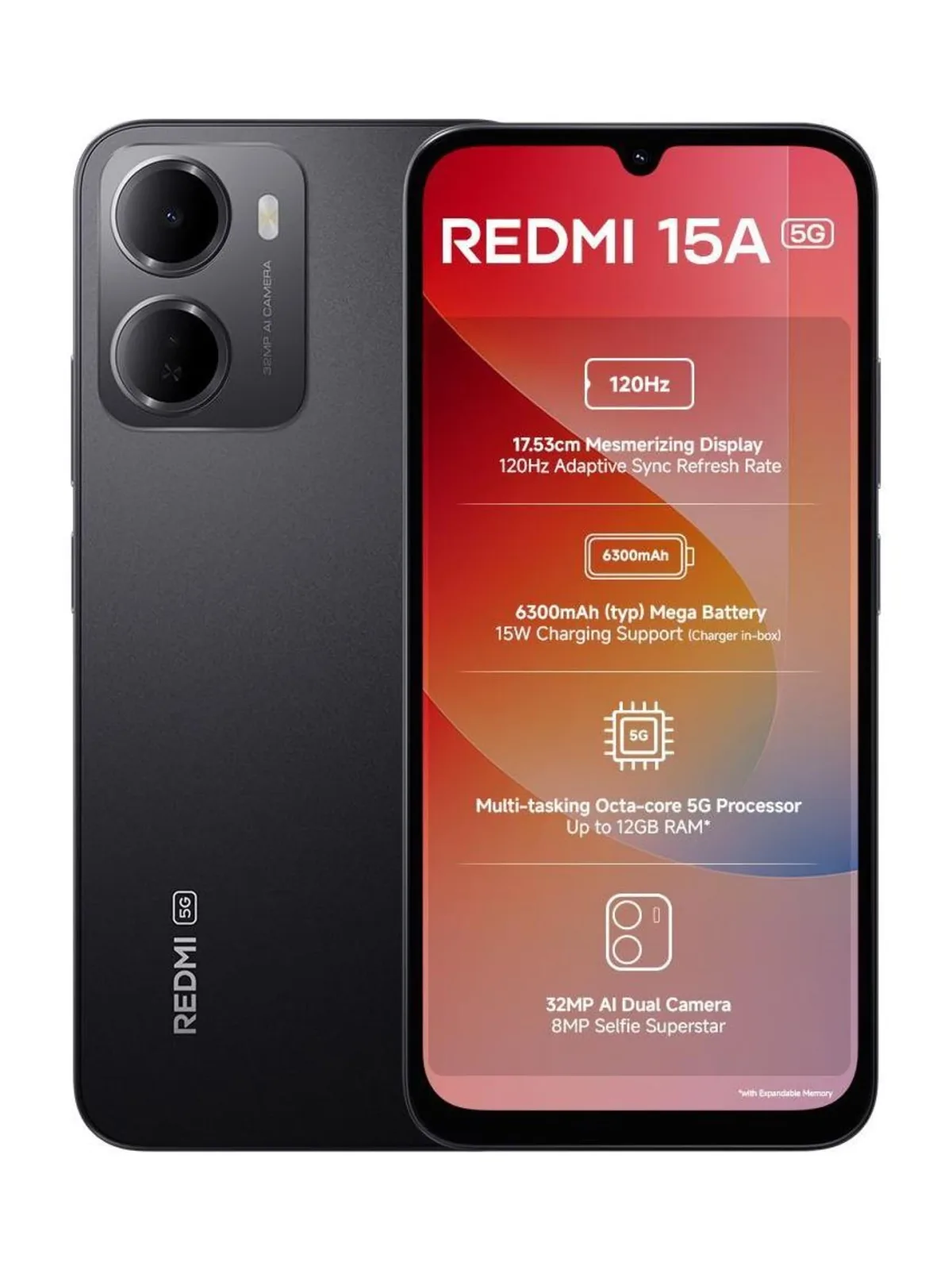 Redmi Mobile 15a 5g (4/128gb)