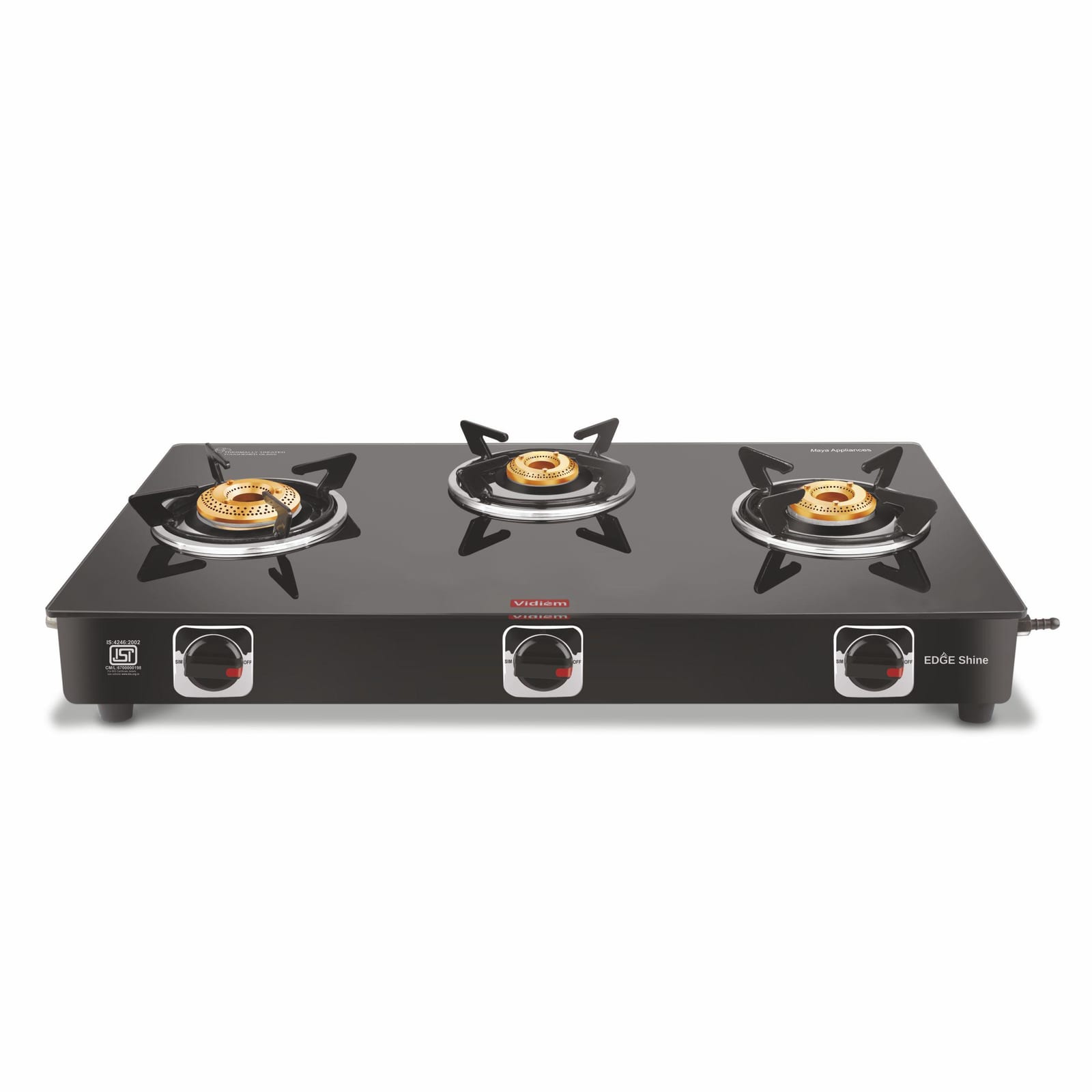 Vidiem Gas Stove Edge Shine 3b